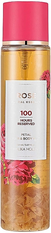 Hair & Body Mist - Holika Holika Rose Floral Essence Petal Hair & Body Mist — photo N1