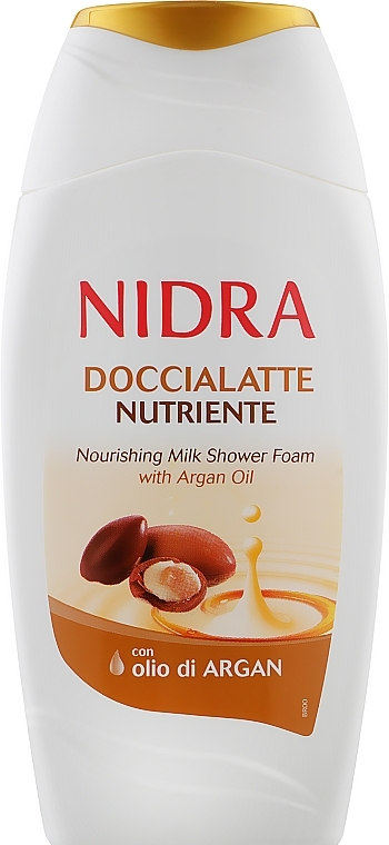 Nourishing Milk Shower Foam with Argan Oil - Nidra Nourishing Milk Shower Foam With Argan Oil — photo N4