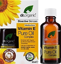 Vitamin E Oil - Dr. Organic Vitamin E Pure Oil Nourishing Oil — photo N16