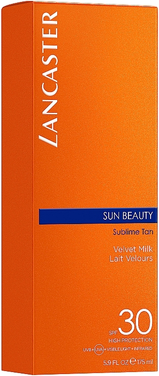 Sun Milk - Lancaster Sun Beauty Velvet Tanning Milk SPF 30 — photo N3