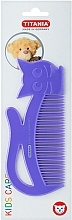 Kids Hair Comb, purple - Titania — photo N1