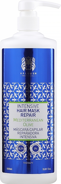 Replenish Hair Mask - Valquer Intensive Repair Mask — photo N1