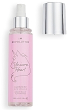 Fragrances, Perfumes, Cosmetics Face Mist - I Heart Revolution Unicorn Heart Glow Mist Setting Spray