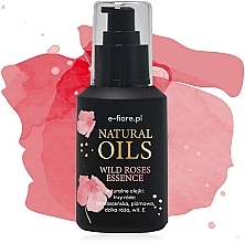 Rose Oil Serum - E-Fiore Natural Oil Wild Roses Essence — photo N2