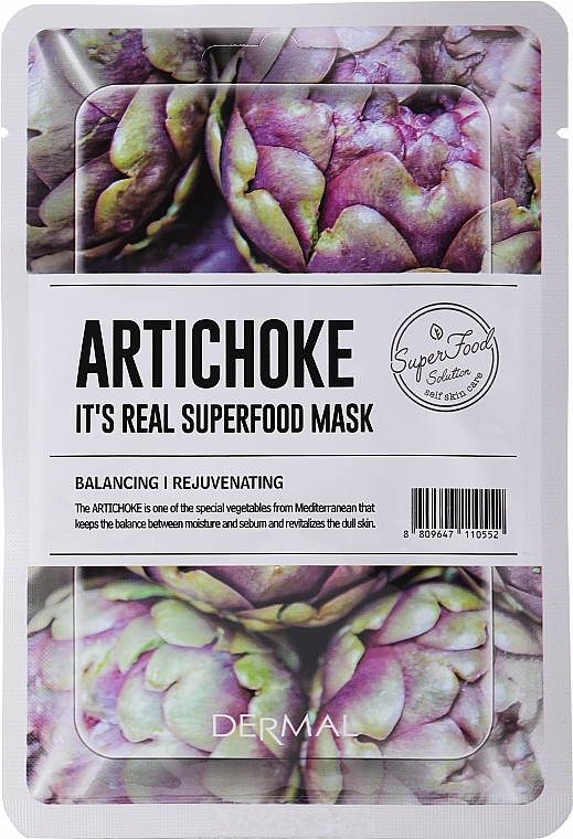 Balancing Face Mask - Dermal Superfood Artichoke — photo N12