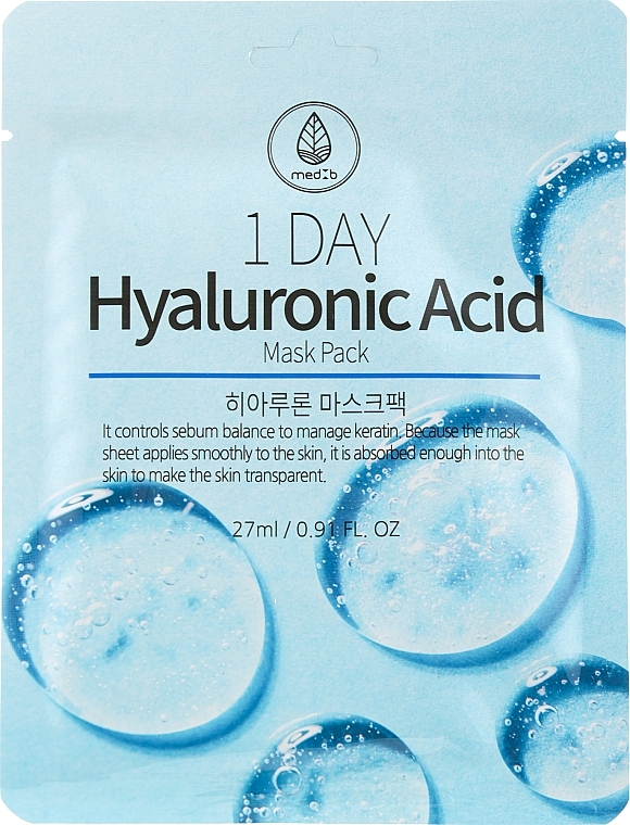 Hyaluronic Acid Sheet Mask - Med B Hyaluronic Acid Mask Pack — photo N7