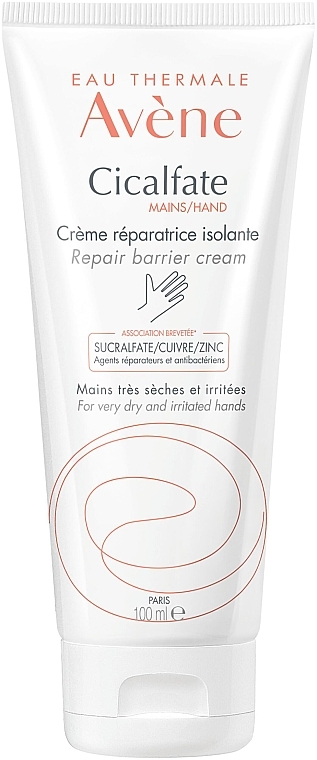 Repairing Hand Cream - Avene Cicalfate Mains-Hand Repairing Barrier Cream — photo N1