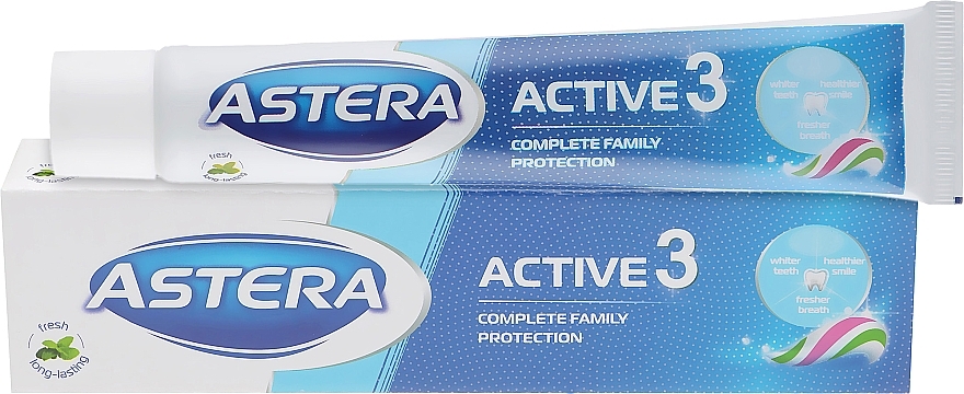 Triple Action Toothpaste - Astera Active 3 Toothpaste — photo N2