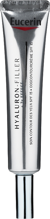 Eye Contour Cream - Eucerin Hyaluron-Filler + 3x Effect SPF 15 — photo N1