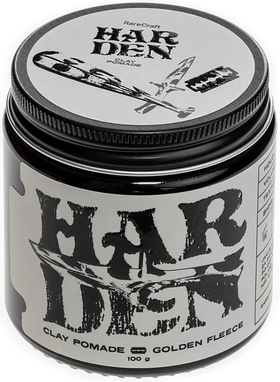 Strong Hold Hair Styling Clay - RareCraft Clay Pomade Harden — photo N2