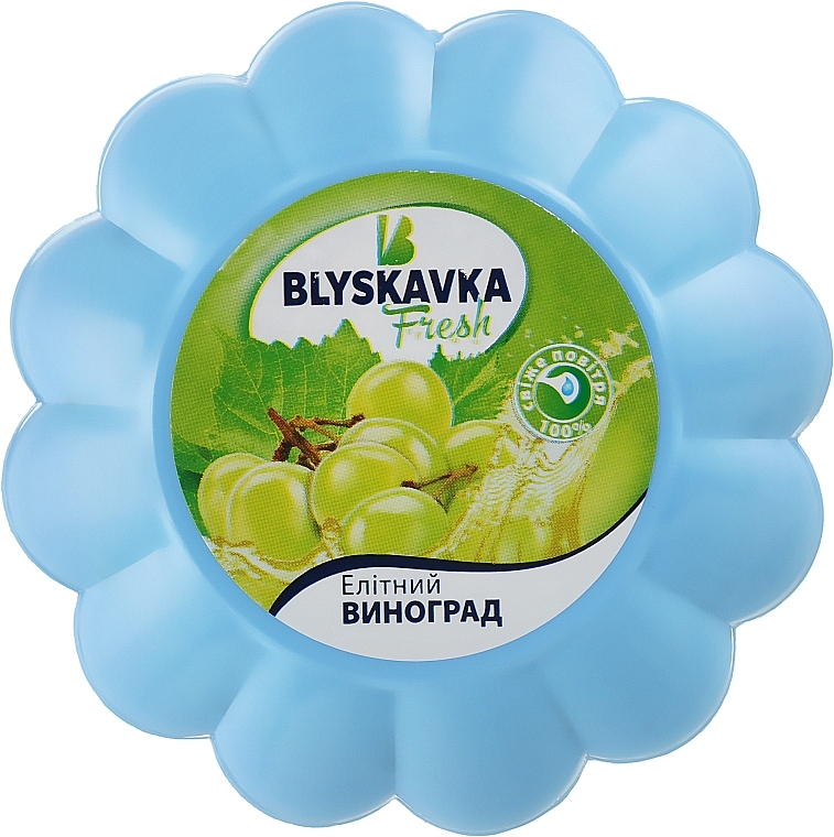 Gel Air Freshener 'Elite Grapes' - Blyskavka Fresh — photo N4