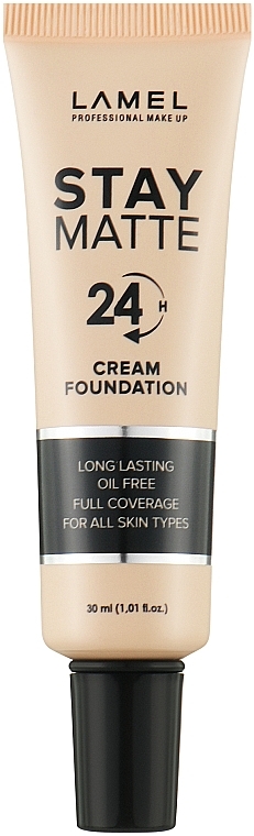 Foundation - LAMEL Make Up Stay Matte 24H Cream Foundation — photo N1