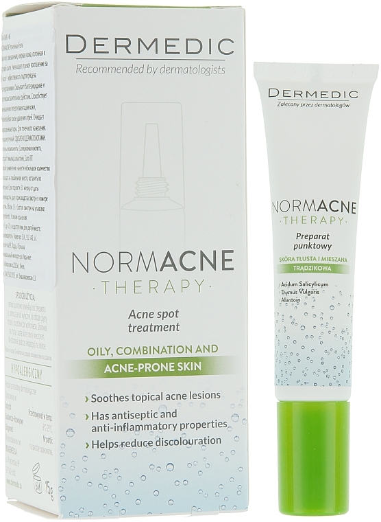 Anti-Inflammations Spot Gel - Dermedic Normacne Therapy Spot Treatment — photo N3