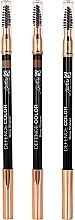 Double-Ended Brow Pencil - BioNike Defence Color Brow Shaper — photo N4