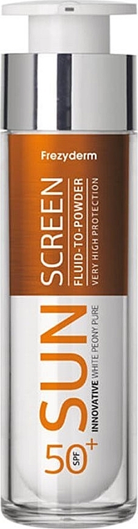 Sun Care Facial Fluid - Frezyderm Sun Screen Vitamin D Like Skin Benefits Fluid to Powder SPF50+ — photo N2