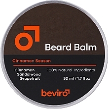 Fragrances, Perfumes, Cosmetics Beard Balm - Beviro Beard Balm Grapefruit Cinnamon Sandal Wood