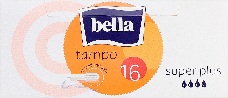 Tampons, 16 pcs - Bella Bella Premium Comfort Super Plus Tampo — photo N1