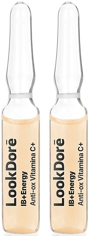 Concentrated Face Ampoule Serum - LookDore IB+Enrgy Anti-ox Vitamina C+ Ampoules — photo N7