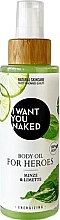 Fragrances, Perfumes, Cosmetics Mint & Lime Body Oil - I Want You Naked For Heroes Body Oil