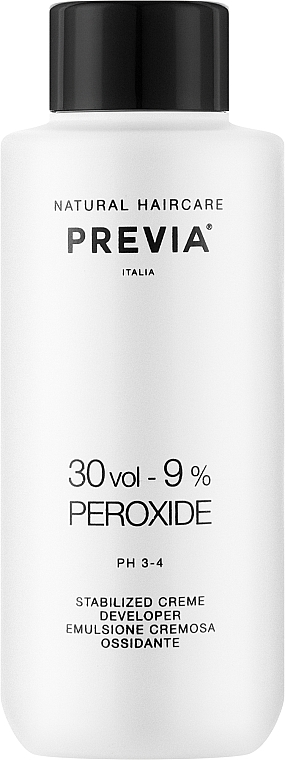 Hair Color Oxidizer - Previa Creme Peroxide 30 Vol 9% — photo N1