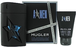 Fragrances, Perfumes, Cosmetics Mugler A Men - Set (edt/100 + sh/g/50)