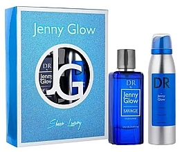 Fragrances, Perfumes, Cosmetics Set (edp/50ml+b/spray/150ml) (50ml) - Jenny Glow Savage For Men