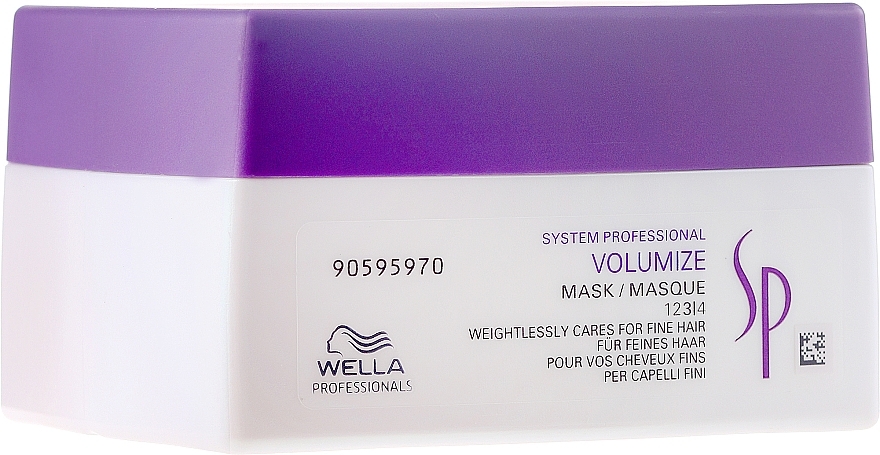 Volume Hair Mask - Wella Professionals Wella SP Volumize Mask — photo N1