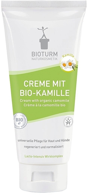 Hand & Body Cream with Organic Chamomile - Bioturm Organic Chamomile Cream Nr.35 — photo N1