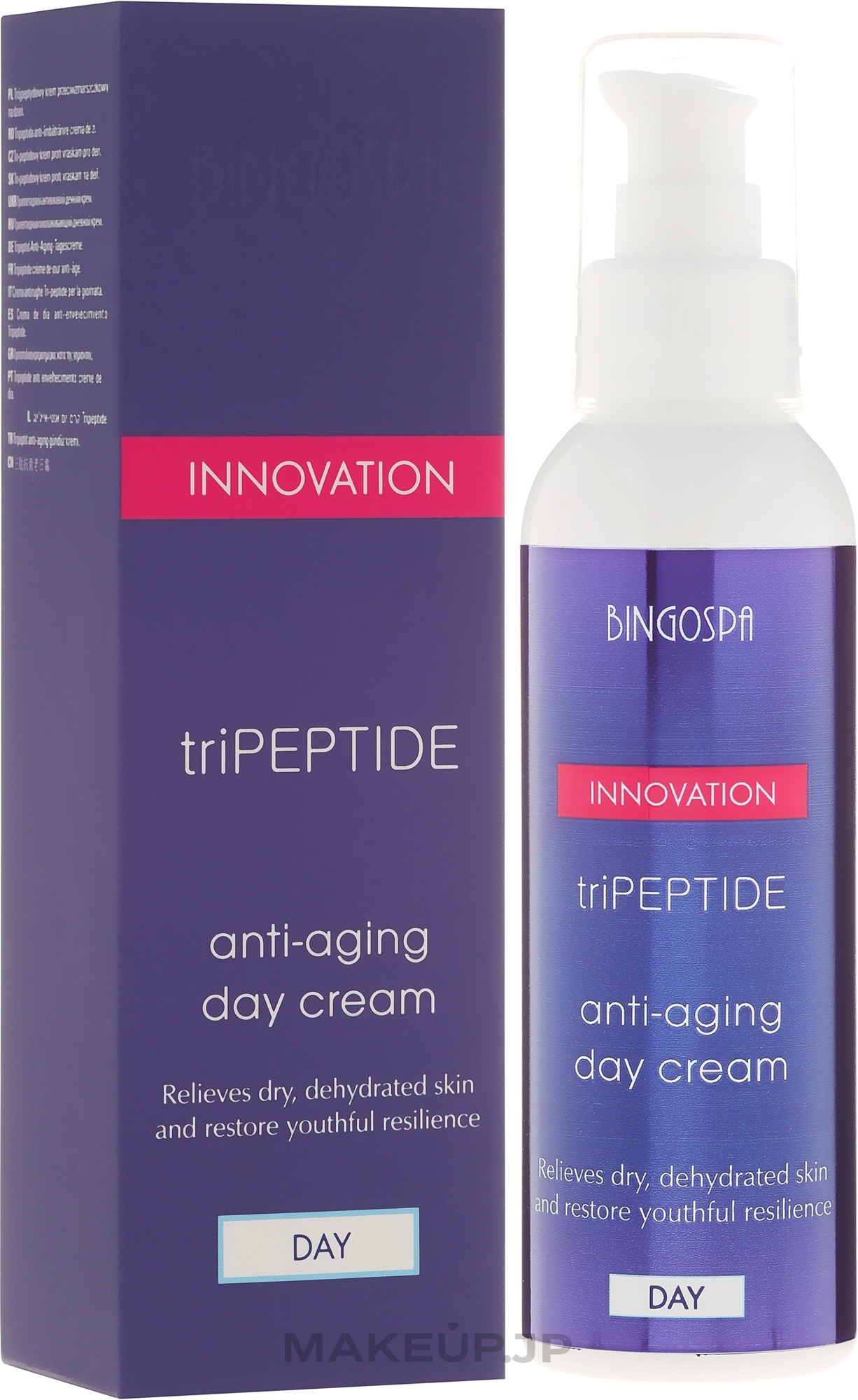 3-Peptide Anti-Wrinkle Day Cream - BingoSpa Innovation TriPeptide Anti-Aging Day Cream — photo 135 g