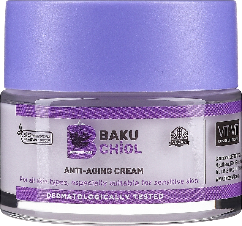 Anti-Aging Face Cream - Diet Esthetic Bakuchiol Retinoid-like Face Cream — photo N3