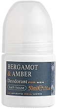 Fragrances, Perfumes, Cosmetics Bath House Bergamot & Amber - Deodorant