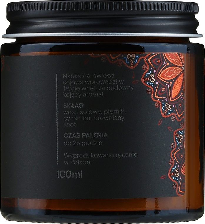 Cinnamon Soy Candle - Natur Planet Candle — photo N4