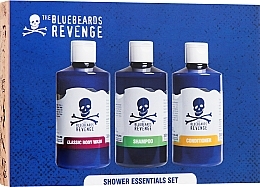Fragrances, Perfumes, Cosmetics Set - The Bluebeards Revenge Shower & Styling Set (shov/gel/300ml + shm/300ml + cond/300ml)