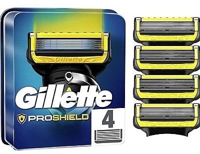 Shaving Cartridges, 4 pcs - Gillette Proshield — photo N1