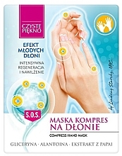 Hand Mask-Compress "Young Hands Effect", 2 pcs - Czyste Piękno — photo N1