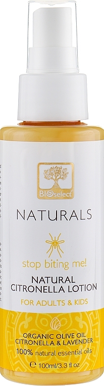 Anti Insect Bites Citronella Lotion for Adults & Kids - BIOselect Naturals Citronella Lotion — photo N2