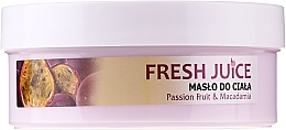 Body Cream-Butter "Passion Fruit & Macadamia" - Fresh Juice Passion Fruit & Macadamia — photo N10