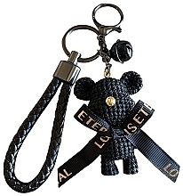 Keychain 'Sweet Bear', black - Ecarla — photo N1