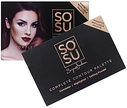 Contour Palette - Sosu by SJ Magnetic Refillable Complete Contour Palette — photo N4