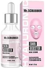 Fragrances, Perfumes, Cosmetics Ultra-Hydrating Facial Serum with Hyaluronic Acid - Mr.Scrubber Face ID. Hyaluronic Skin Booster Milk Serum