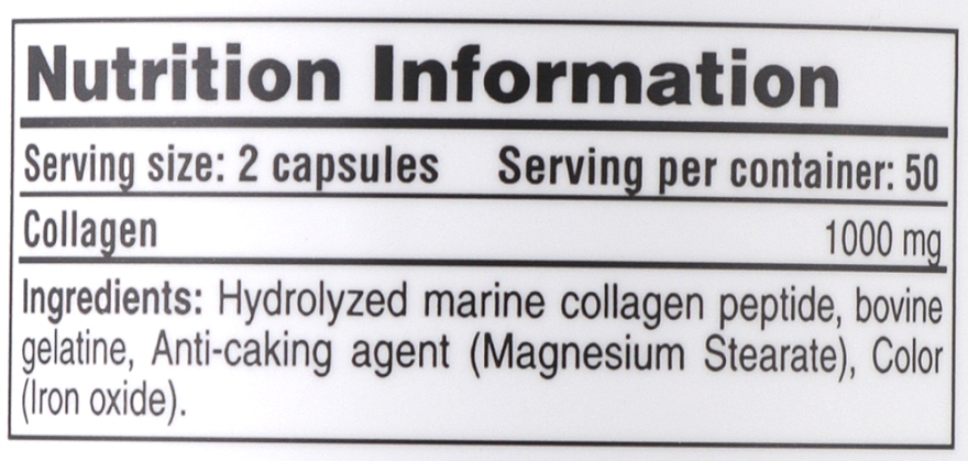 Marine Hydrolyzed Collagen, 100 Caps - PureGold Marine Hydrolyzed Collagen — photo N4