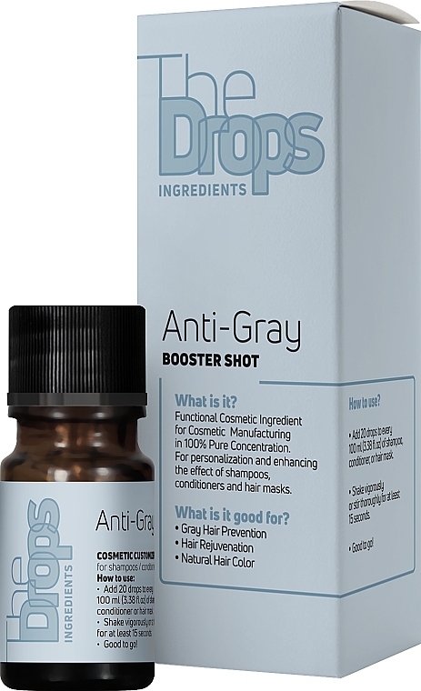 Anti-Grey Hair Complex - Pharma Group Laboratories The Drops Anti-Gray Booster Shot — photo N3