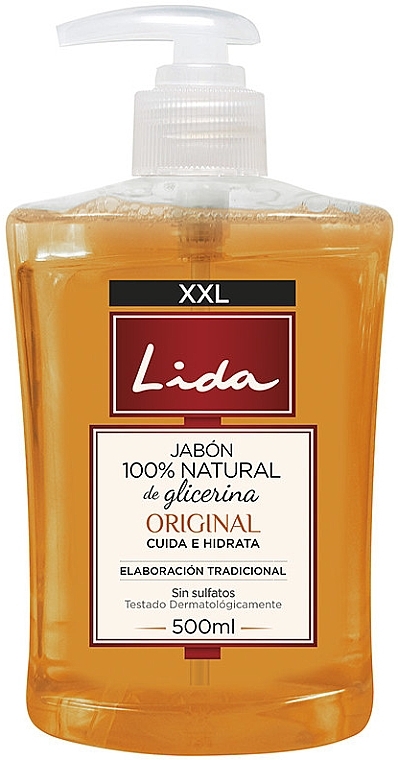 Liquid Hand Soap - Lida 100% Natural Glicerina Hand Soap — photo N4