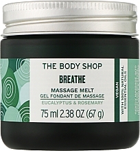 Eucalyptus & Rosemary Massage Gel - The Body Shop Breathe Massage Melt — photo N10