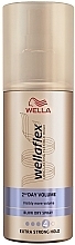 Extra Strong Hold Blow Dry Spray - Wella Wellaflex 2nd Day Volume Extra Strong Hold Blow Dry Spray — photo N1