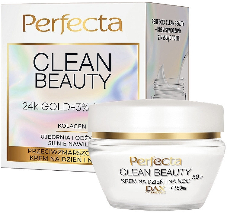 Anti-Wrinkle Face Cream 50+ - Perfecta Clean Beauty Face Cream — photo N2