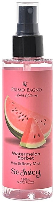 Watermelon Sorbet Hair & Body Mist - Primo Bagno Watermelon Sorbet Hair & Body Mist — photo N1