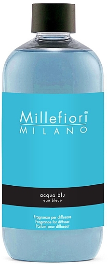 Fragrance Diffuser Refill 'Acqua Blu' - Millefiori Milano Natural Diffuser Refill — photo N1