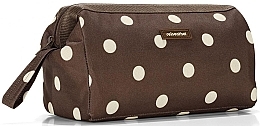 Fragrances, Perfumes, Cosmetics Cosmetic Bag 'Mocha Dots' - Reisenthel Travelcosmetic