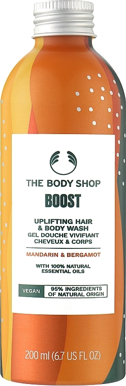 Shampoo & Shower Gel - The Body Shop Boost Uplifting Hair & Body Wash — photo N1